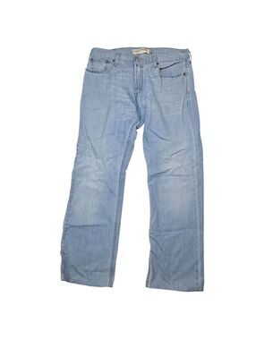 Levi Strauss 514 Mens 34x32 Slim Straight Light Wash Denim Jeans